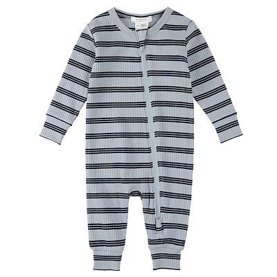 Baseball Striped Sleeper 0-12m