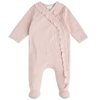 Pink Pointelle Sleeper 0-9m