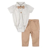 Striped Shirt Set 3-24m