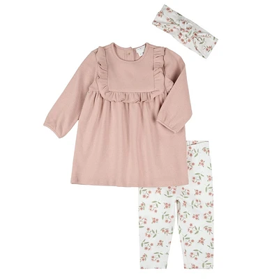 Ens Robe Chatons 3-24m