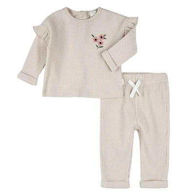 Flowers Waffle Set 3-24m