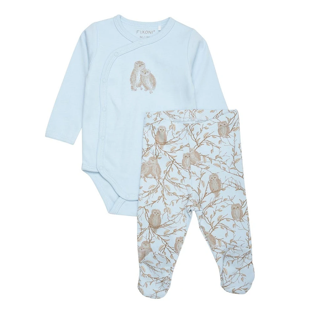 Owl 2 Pieces Set Newborn-9m