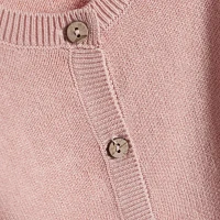 Cardigan Tricot Rose 6-24mois