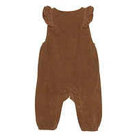 Ruffle Corduroy Overalls 6-24m