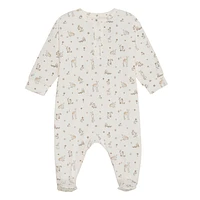 Animal Print Romper Newborn-9m