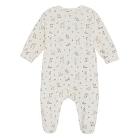 Animal Print Romper Newborn-9m