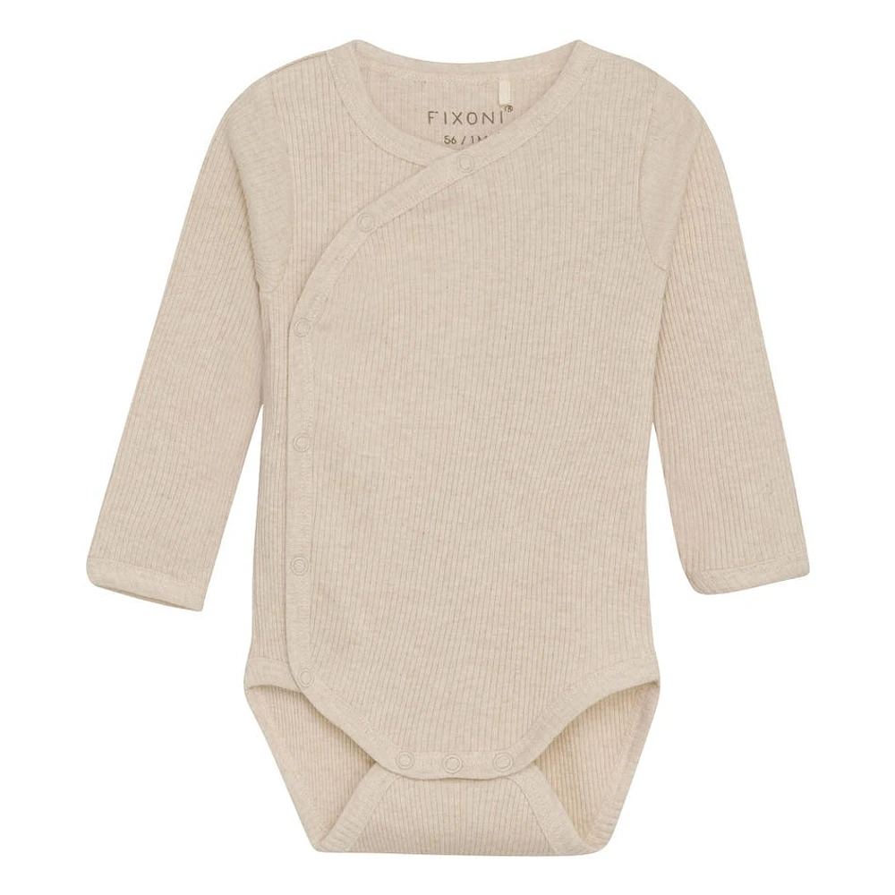 Rib Wrap Bodysuit Newborn-3m