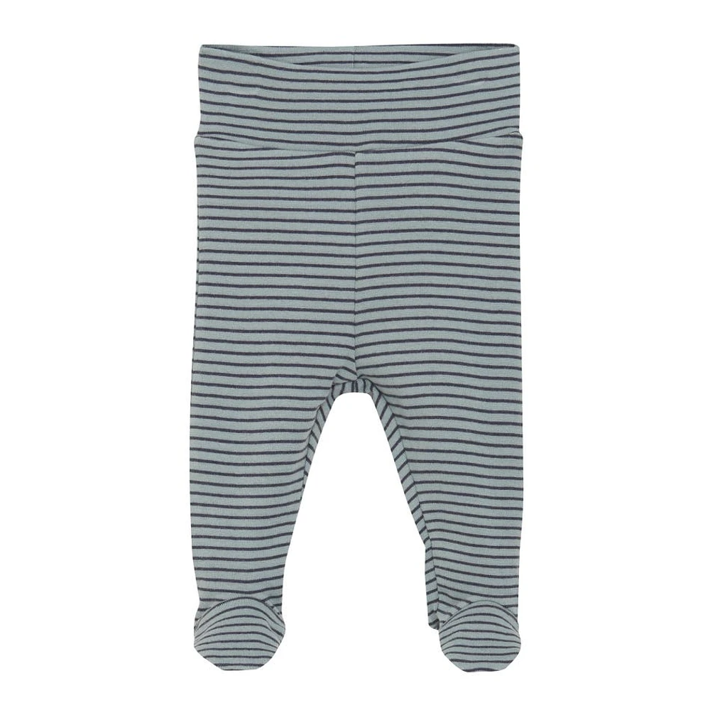 Stripe Legging Feet Newborn-6M