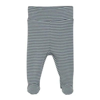 Stripe Legging Feet Newborn-6M