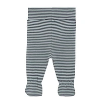 Stripe Legging Feet Newborn-6M