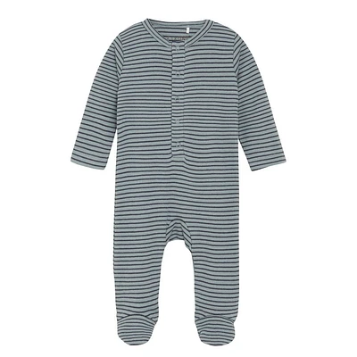 Rib Feet Romper premature-9M