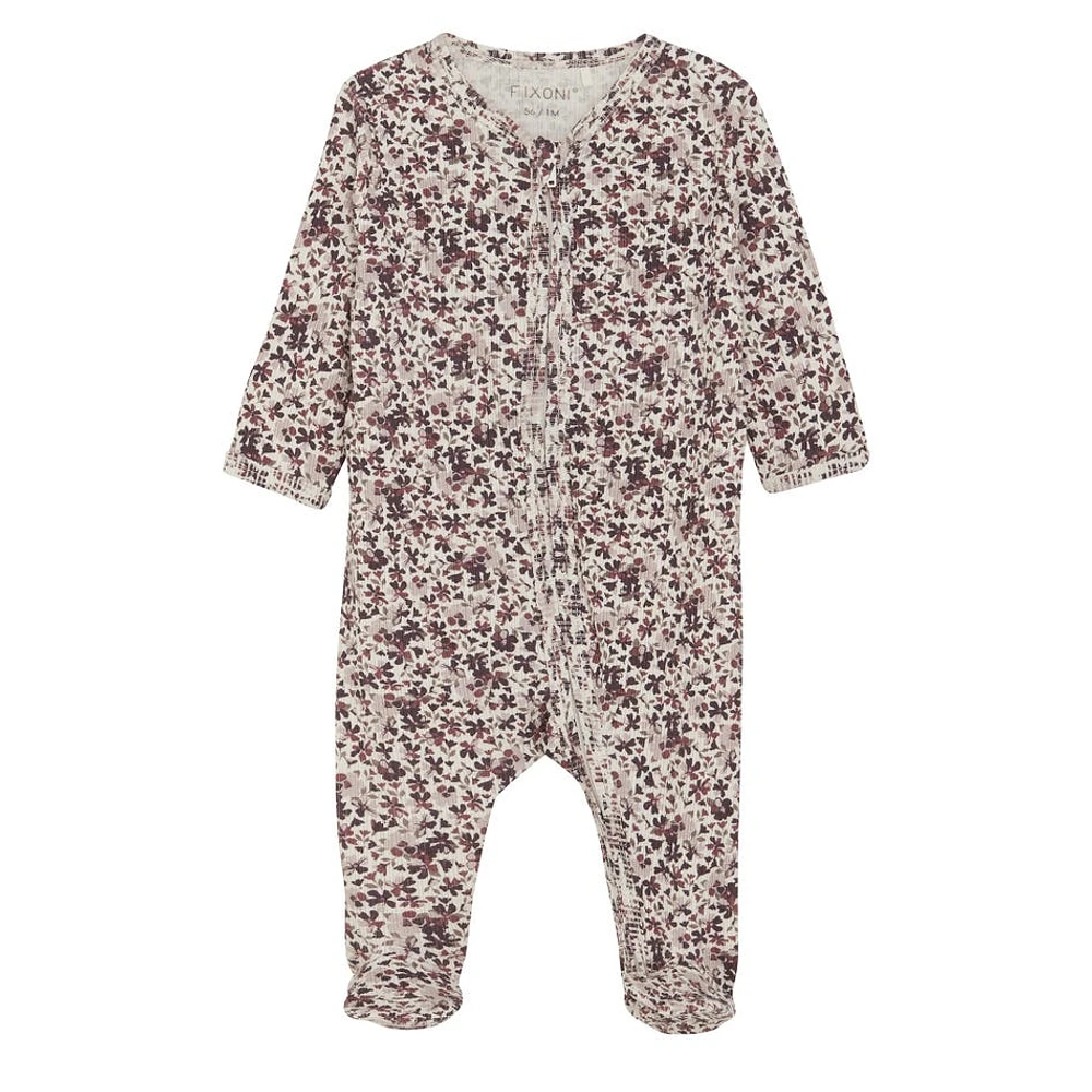 Flower Print Pajamas premature-9M