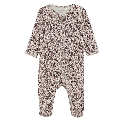 Flower Print Pajamas premature-9M