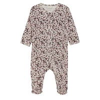 Flower Print Pajamas premature-9M