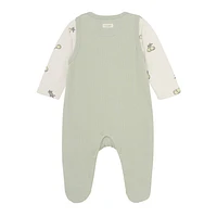 Pear Rib Romper Set Premature-9m