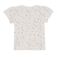 Pointelle T-shirt 6-24m