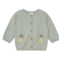 Pear Knit Cardigan 6-24m