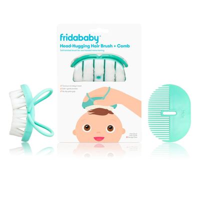 Baby Head-Hugging Hairbrush + Styling Comb Set