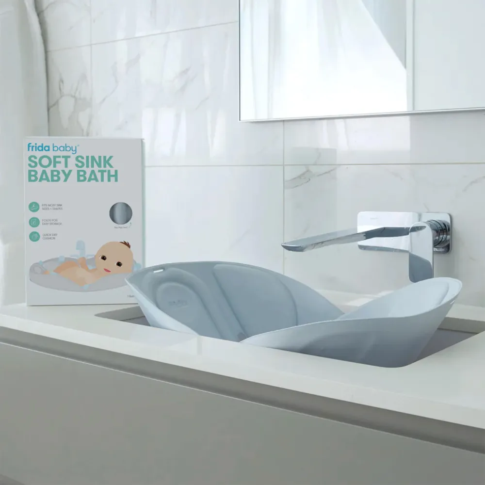 Soft Sink Baby Bath - Grey