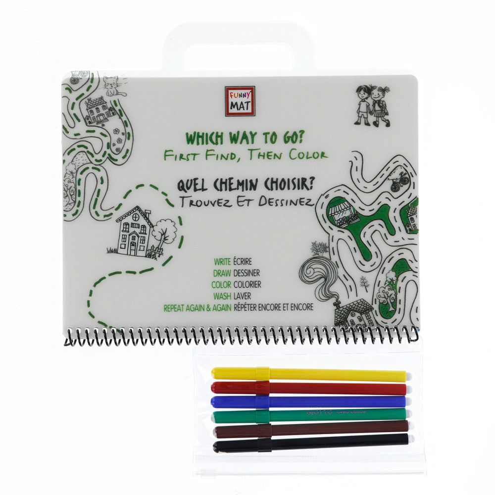 Activity Book and Markers Kit