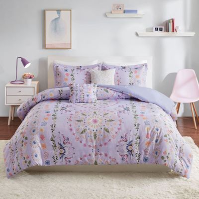 Twin Comforter Set - Navi Printed