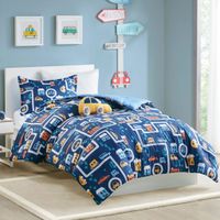 Double / Queen Comforter 4 Pieces - Cars