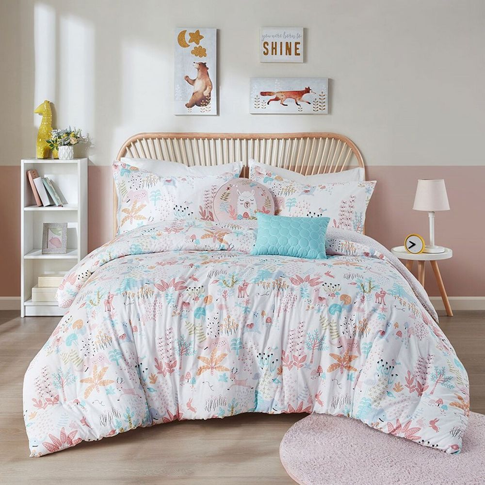 Twin Comforter 4 Pieces - Iris Woodland