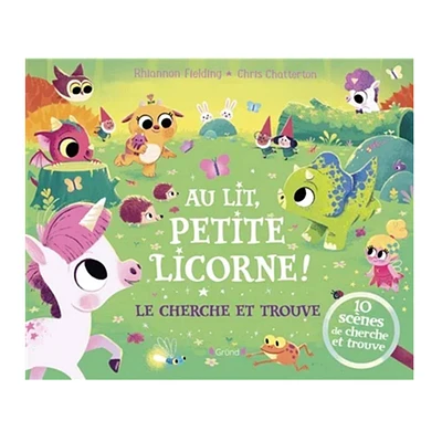 Au lit, petite licorne ! - Le cherche-et-trouve