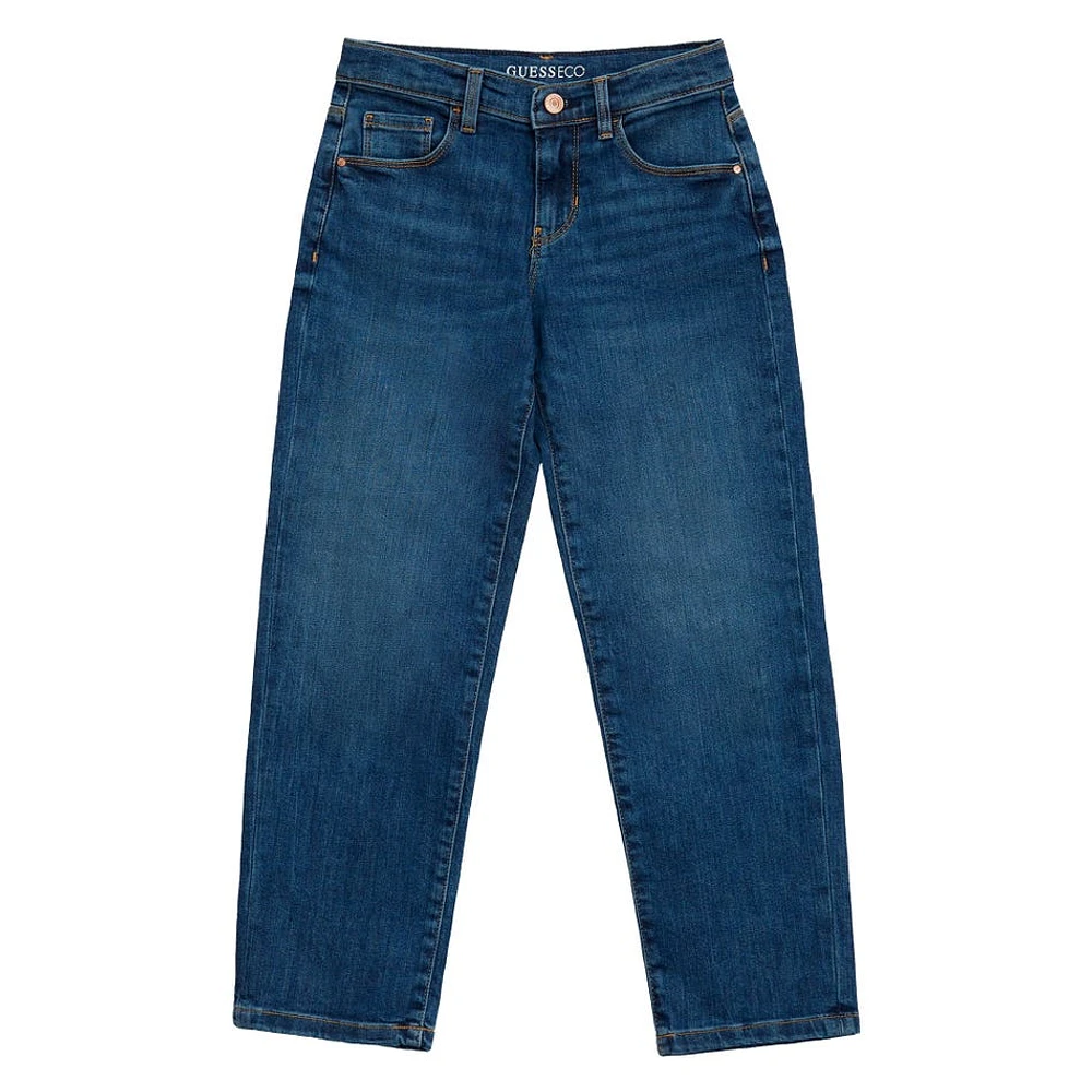 Straight Cut Jeans 7-14y