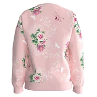 Flower AOP Sweatshirt 7-16