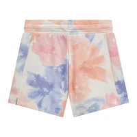 Flower Print Sweat Shorts 7-14y