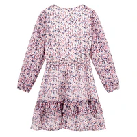 Flower Print Dress 7-14y