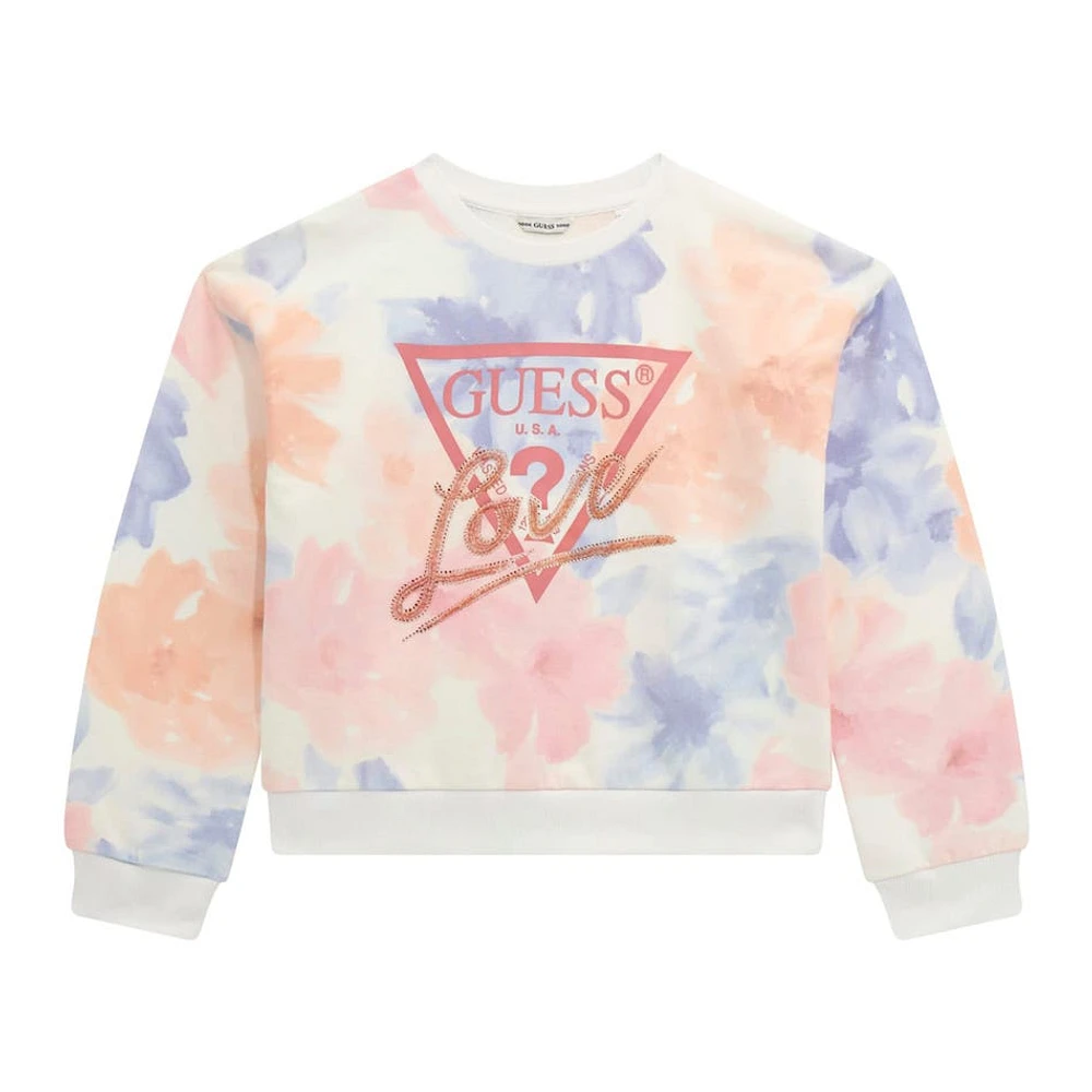 Flower Print Sweatshirt 7-14y