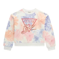 Flower Print Sweatshirt 7-14y