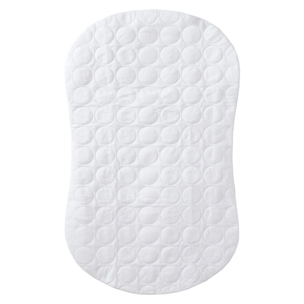 Protège Matelas Pour Berceau Pivotant Bassinest De Halo - Blanc