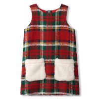 Chic Tartan Pocket Dress 2-8y