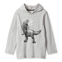 Dino Long Sleeves Hooded T-Shirt 3-8y