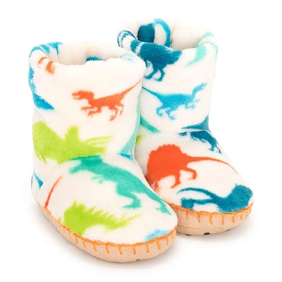 Dinos Fleece Slippers Sizes 5-2