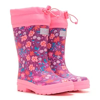 Botte Pluie Fleur Sauvage Pointures 5E-3J