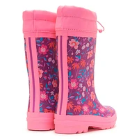 Botte Pluie Fleur Sauvage Pointures 5E-3J