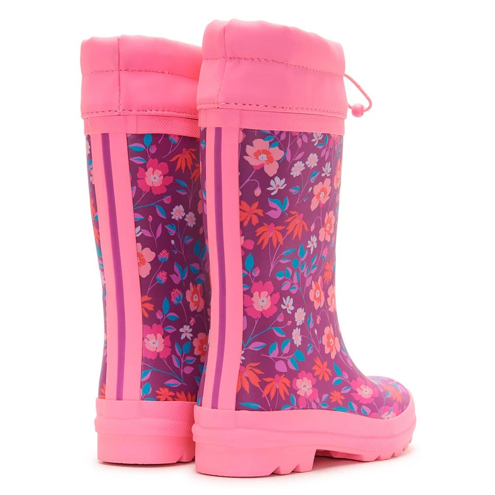 Botte Pluie Fleur Sauvage Pointures 5E-3J