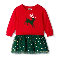 Reindeer Knit Dress 6-24m