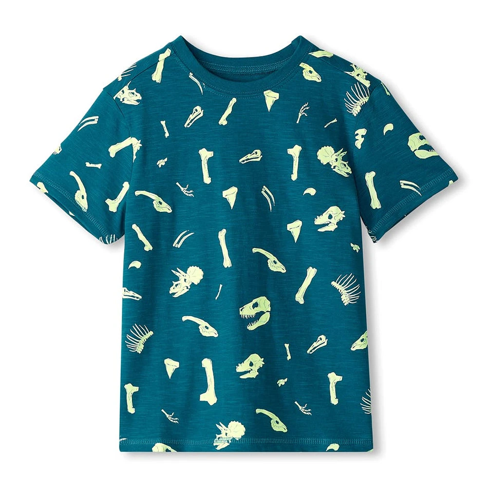 Dinos Fossils Glow T-Shirt 2-8y