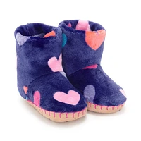 Hearts Fuzzy Slipper Sizes 5-2