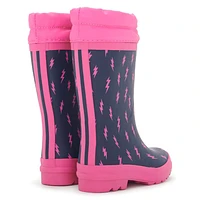 Bolts Rain Boots Sizes 5-3