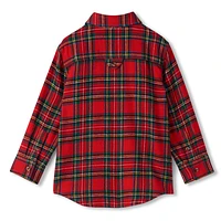 Red Plaid Shirt 3-8y