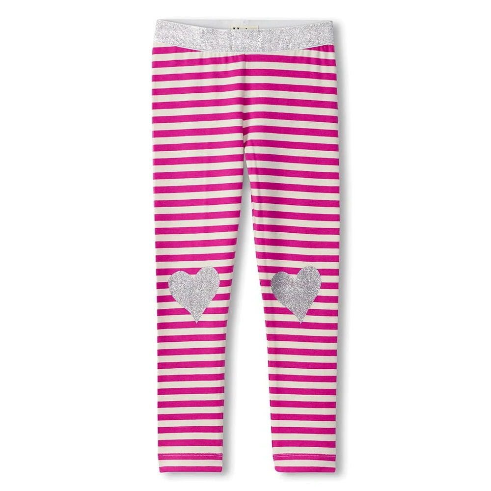 Glitter Hearts Legging 3-8y