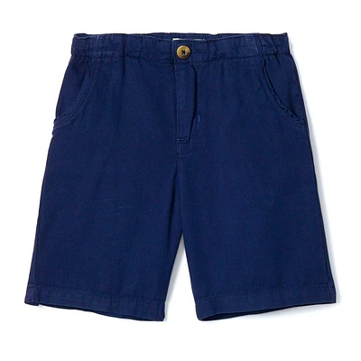 Navy Twill Short 2-8y