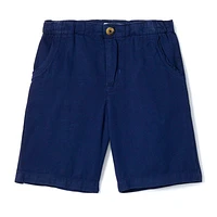 Navy Twill Short 2-8y