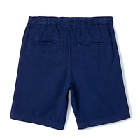 Navy Twill Short 2-8y